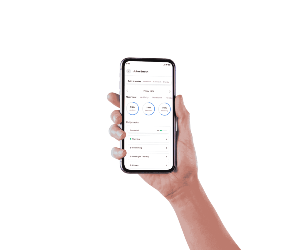 PNOE's client tracking app