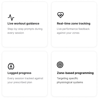 Cards describing important PNOĒ Precision App features
