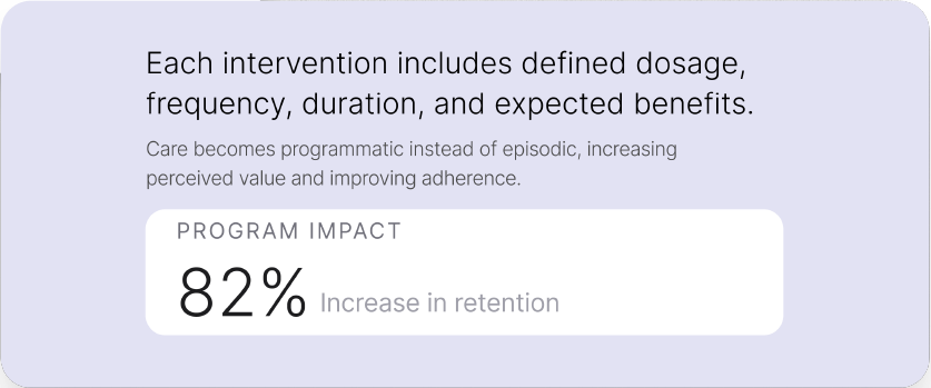 info card explaining how PNOĒ measured everything accurately and curates tailored, personalized interventions and recommendations based on each individual
